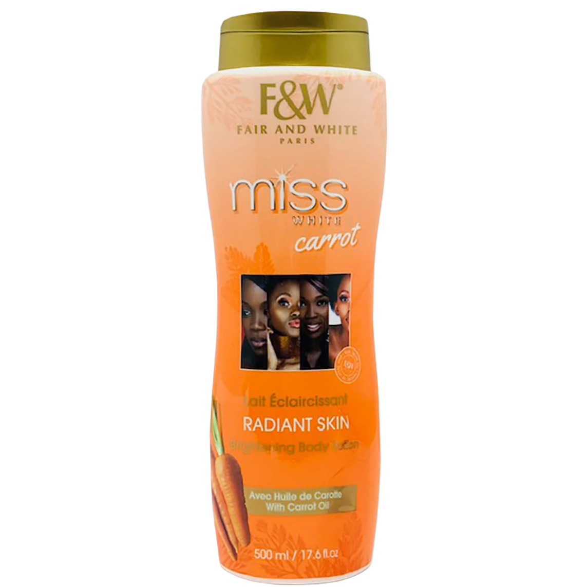 F&W - MISS WHITE CARROT - Brightening body lotion UE 500ml